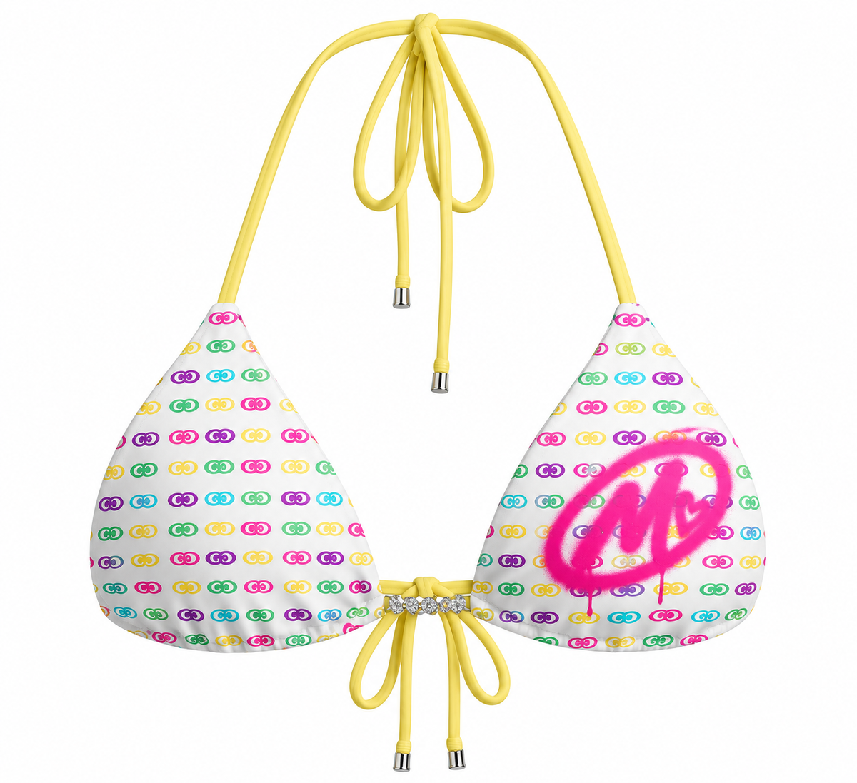 “Fruity looms” Bikini top