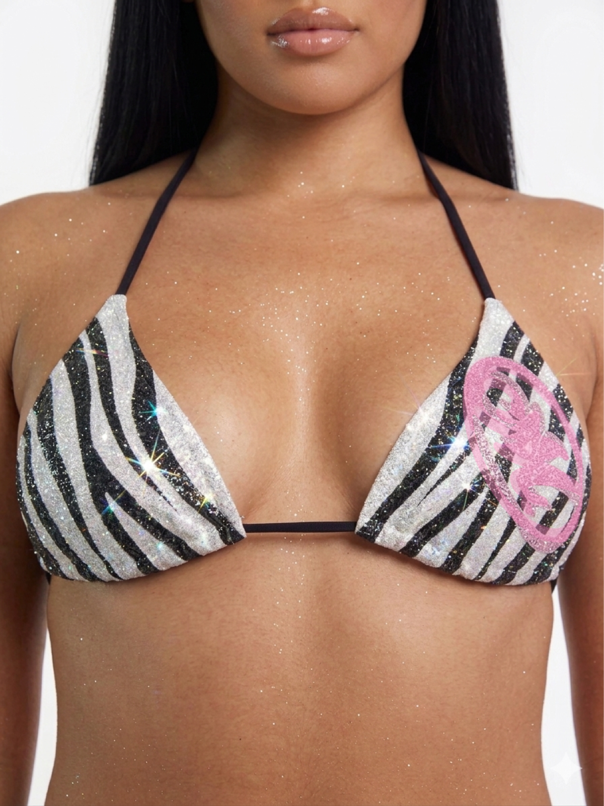 "Zink Safari" Bikini Top